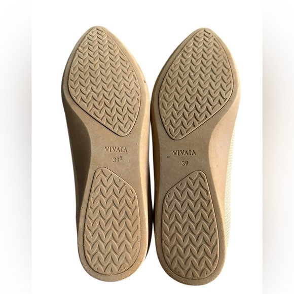 Vavaia Aria walker pointed toe ballet flats-in color nude size size 39/US8 - Picture 7 of 8